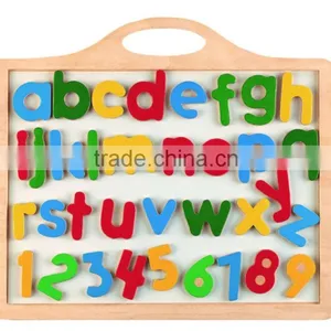 2015 Popular Children Learning Toys Magnetic Whiteboard Letters and Numbers Wooden Blackboard for Kids Early Learning thumbnail-2