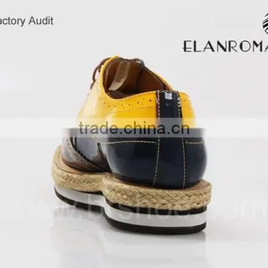Genuine Leather Fashion Shoe Elevator Shoes for Men Wholesale thumbnail-4