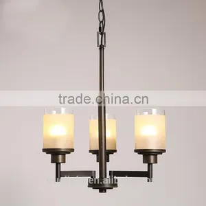 Vintage Industrial Pendant Lighting With Glass Shade and 3 Lights China Supplier thumbnail-1
