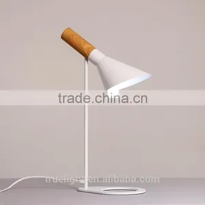 Wooden+steel E27*1 Table Lamp, Bedroom /study Small Desk Light , thumbnail-3