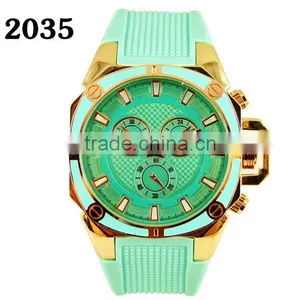 2015 Hot Selling Wholesale Silicone Band Watch for Girl and Boy thumbnail-5