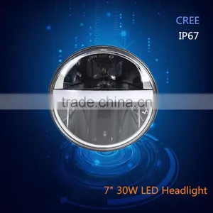 New Arrival and Smart Design 30W 7" Led Headlight Jeep Wrangler thumbnail-1