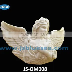 Handicraft of White Marble Angel Sculpture thumbnail-1