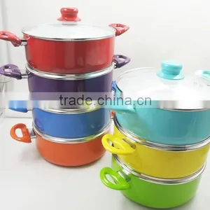 MSF-6688-casserole Pot Various Sizes of Aluminum Casserole Pot Hot Pot Colorful Competitive Casserole Pot thumbnail-1