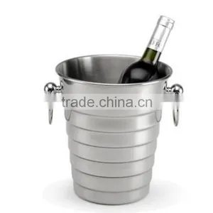 Elegant High Quality Stailess Steel Ice Bucket Champagne Bucket Wine Bucket thumbnail-5