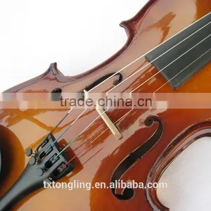 Popular Student Violin With Dark Color Immtation Ebony Accessories Violin 4/4 Quality Choice thumbnail-5