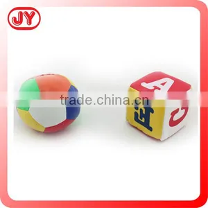 Hot Selling 2 Asst Styles Dice Stress Ball With EN71 and More Packing is PVC Bag With Header thumbnail-1