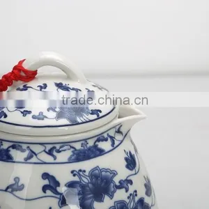 Classics China Flower Design Small Ceramic Tea Pot thumbnail-4