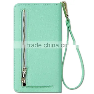 Card Holder Green PU Leather Long Wrist Rope RFID Blocking Hand Bag Ladies Quality Choice Supplier's Choice thumbnail-2