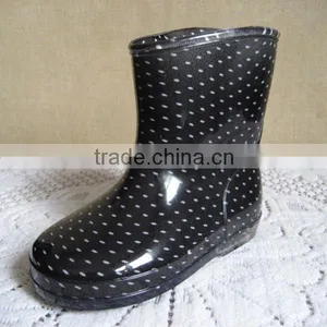 New Children Printing PVC Waterproof Rainboots thumbnail-6