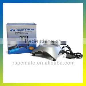 4 Port Usb Hub And Cup Warmer Button Shape USB Hub thumbnail-1