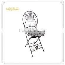 Wholesale Metal and Wood Folding Living Room Chair for Home Deco thumbnail-1