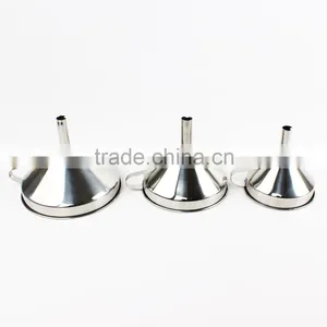 3-Piece Stainless Steel Funnel Set thumbnail-3