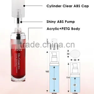 15ml 30ml Oval Facial Acrylic Bottle thumbnail-2