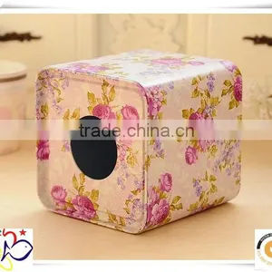 China Supplier Metal Tissue Box/square Shape Small Metal Tin Boxes/silver Tin Box thumbnail-1