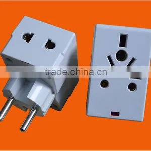 European Style 2 Pin AC Power Adaptor and Light With Fuse (P7036L) thumbnail-1