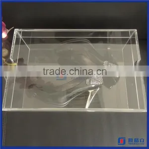 2016 Hot SAle!! Fashion Custom Clear Shoe Boxes Acrylic Sneaker Box thumbnail-1