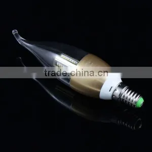 LED Candle Bulb 4w E14 Led Candle Light 3014SMD Warm White LED Candle Bulb Light thumbnail-3