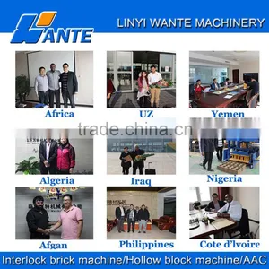 Linyi Wante Semi-automatic Hollow Paving Cement Concret Block Making Machine in Zambia thumbnail-6