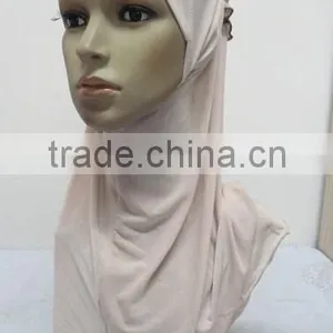 H242 Latest Muslim Hijab Scarf With Flowers on Back thumbnail-4