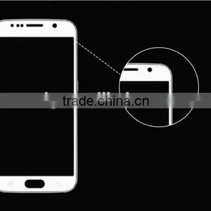 Glass Film, Tempered Glass Full Cover Color Silk Printing Screen Film, for Samsung Galaxy S6 Glass Screen Protector thumbnail-5