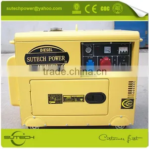 Low Noise 5kw Portable Generator With Soundproof and 4 Wheels thumbnail-5