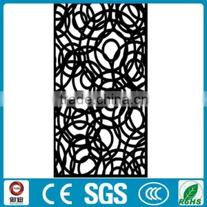 Factory Low Price Indoor House Elegant Black Color Wrought Iron Parttion thumbnail-2