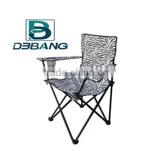 Quad Zebra Print Folding Chair thumbnail-1
