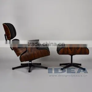 Replica Charles Lounge Chair and Ottoman thumbnail-5