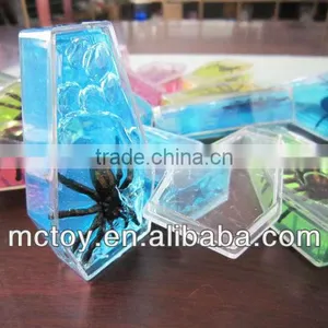 Factory Supplier Wholesale Crystal Coffin Putty With Dinosaur Frog Spider Lizard Alien Crystal Gift Crystal Toy Crystal Ball thumbnail-1