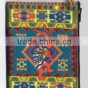 Woven Kokopelli Pouch Rug Coin Purses thumbnail-1