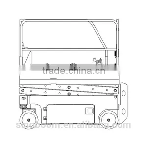 Mobile Hydraulic Custom Aerial Outdoor Scissor Lift Platform thumbnail-2