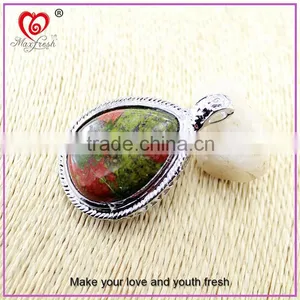 Factory Price One Stone Pendant Promotion Stone Necklace Hot Selling Natural Stone Pendant thumbnail-1