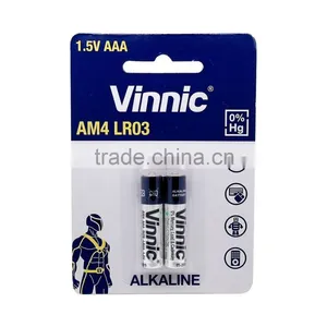 AAA Am4 Lr03 0% Mercury Alkaline Dry Battery Toys Remote Control Use thumbnail-2