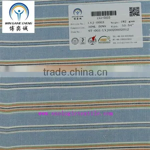 50%LINEN 50%VISCOSE INTERWOVEN STRIPE FABRIC thumbnail-1
