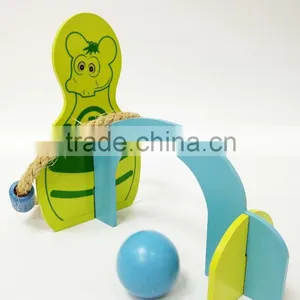 Kindergarten Game 2 in 1 Animal Croquet Set/rope Ring Toss Kids Sport Toy thumbnail-3