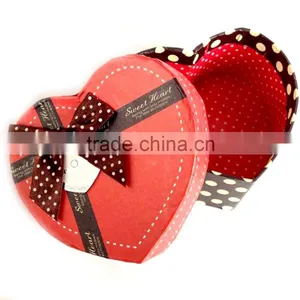 Customized Paper Gift Box Empty Heart Shaped Gift Box thumbnail-1