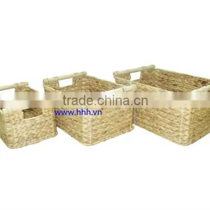 2015 New Product Water Hyacinth Basket for Home Decoration and Furniture thumbnail-1