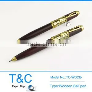 New Wooden Pen, Recycling Plastic Ball Pen TC-W003b thumbnail-1