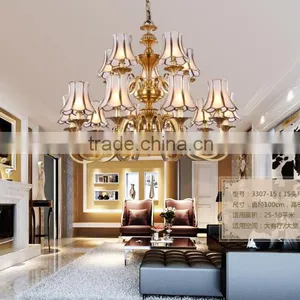 Good Price Antique Brass Copper Chandelier thumbnail-4