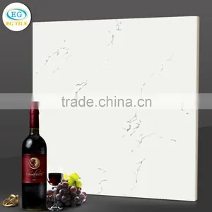 60X60 Statuario Marble White Vitrified Double Loding Porcelain Polished Tile thumbnail-1