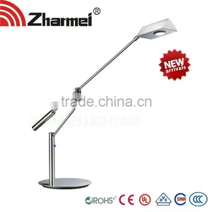 Modern Adjustable Stainless Steel LED Table Lamp thumbnail-3