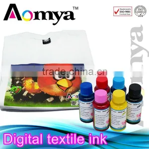 Textile Ink for Epson 1800/2400/4800 DTG/D-GEN,direct Print on Cotton Cloth, White T-shirt,offset Printing Ink Refill thumbnail-1