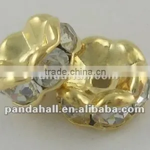 Middle East Rhinestone Jewelry Beads in Bulk, Clear(RSB031NF-01G) thumbnail-1