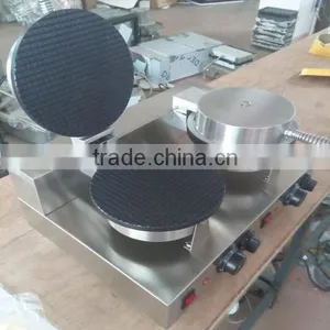 Hot Sale Stainless Steel Durable Waffle Ice Cream Machine in China thumbnail-3