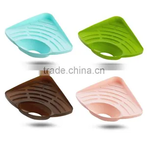 Free Sample 2016 Hot Sale Triangle Style Kitchen Sponge Holder thumbnail-4