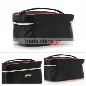 Black Fiber Waterproof Tote Makeup Case Box thumbnail-2