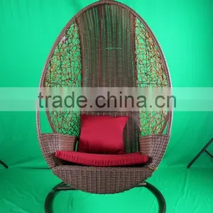 00 Outdoor Garden Balcony Leisure Rattan Single Seat Hanging Chair YPS081 thumbnail-2