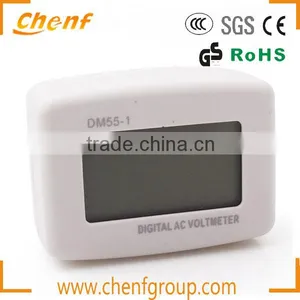 Newest Design DM55-1 AC120V Voltmeter Volt Meter With LCD Display thumbnail-1