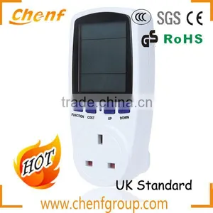 2014 Newest UK 230V Portable Power Meter Analyzer Energy Saving Meter With CE Standard thumbnail-1